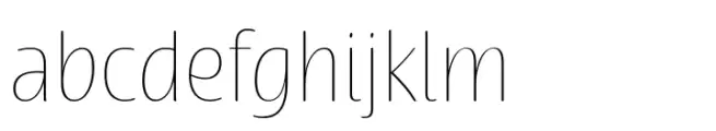 Terfens Gothic Condensed Thin