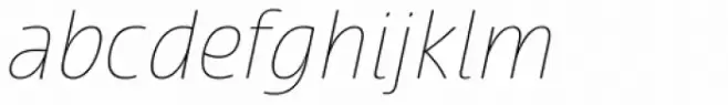 Terfens Thin Italic