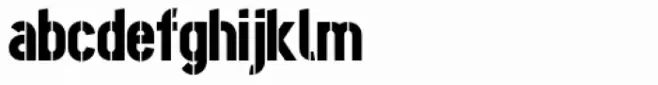 Tes Stencil Bold