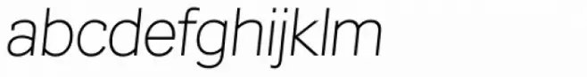 Texicali Extra Light Italic
