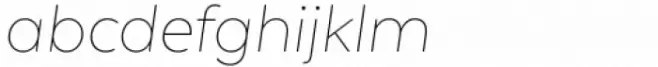 Texta Pro Thin Italic