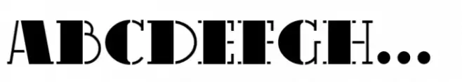Textile Stencil JNL Regular