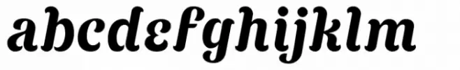 The Archies Typeface Italic