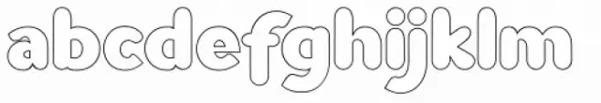 The Jophie Sans Outline Regular