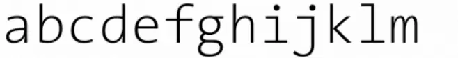 The Sans Mono ExtraLight