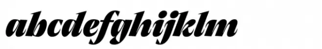 Thermal Black Display Italic