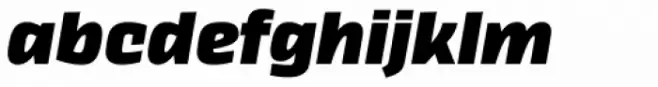 Thicker Extrabold Slanted