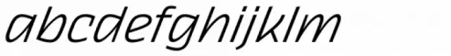 Thicker Light Italic