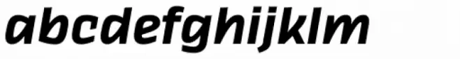 Thicker Semibold Slanted