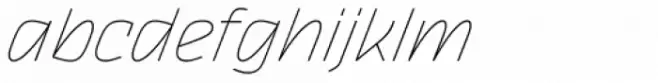 Thicker Thin Italic