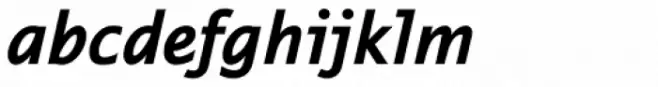 Thordis Sans EF Bold Italic