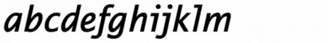 Thordis Sans EF SemiBold Italic