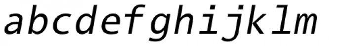 Thordis Sans Mono EF Oblique