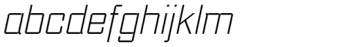 Thud ExtraLight Italic