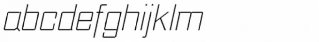 Thud Thin Italic