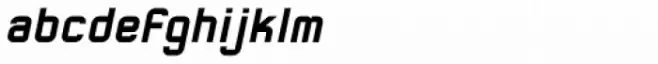 Thunderbolt 76 Bold Italic