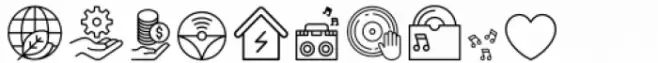 Thyga  Icons Dingbats