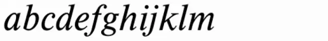 Timeless EF Light Italic