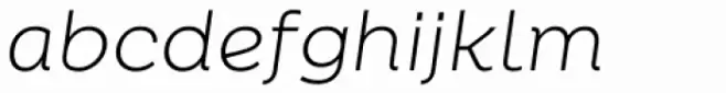 Timesquare Light Italic