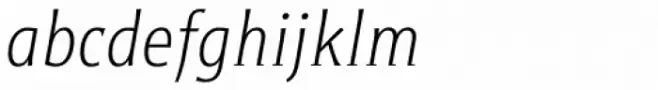 Titla Cond Light Italic