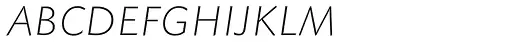 Today SB ExtraLight Italic SC