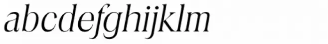 Toledo Serial Light Italic