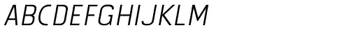 Tolyer No.1 Light Italic