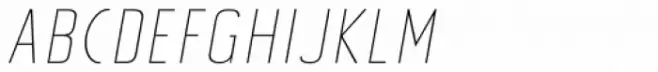 Tolyer No.4 Thin Italic