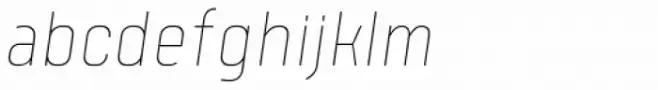 Tomkin Condense Thin Italic