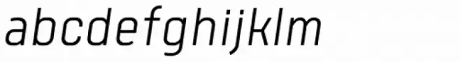 Tomkin Narrow Light Italic