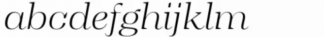 Tonus Display Extra Light Italic
