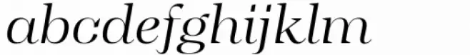 Tonus Display Light Italic