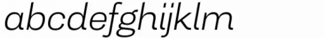 Tonus Sans Extra Light Italic