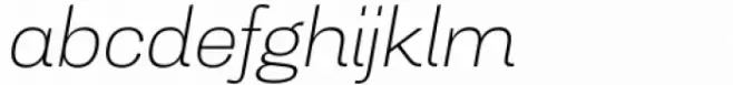 Tonus Sans Thin Italic