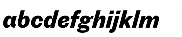 Touvlo Extra Bold Italic