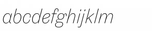 Touvlo Thin Italic