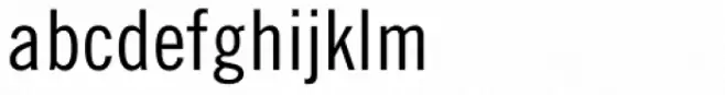 Trade Gothic Condensed No. 18