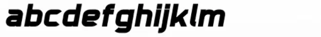 Trak Black Italic