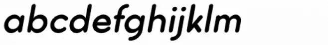 Trakya Rounded 700 Medium Italic