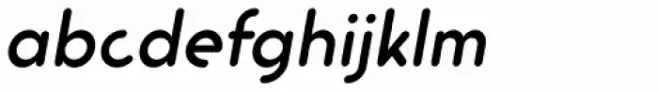 Trakya Rounded Alt 700 Medium Italic