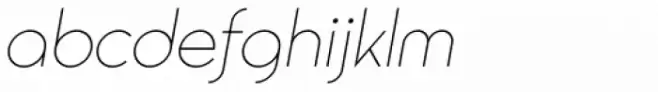 Trakya Sans Alt 100 Thin Italic