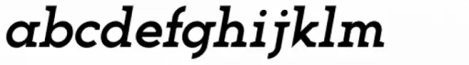 Trakya Slab 700 Medium Italic