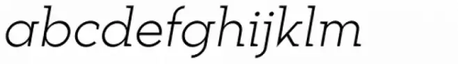 Trakya Slab Alt 300 Light Italic