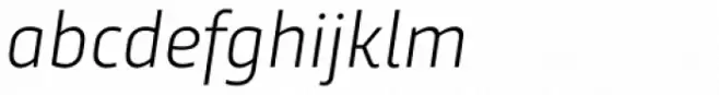 Trasandina Light Italic