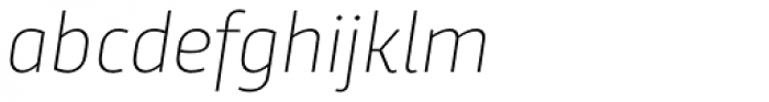 Trasandina Thin Italic