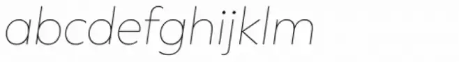 Trenda Thin Italic