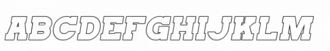 Trigger Outline Italic