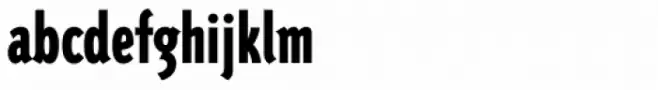 Triplex Condensed Sans Black