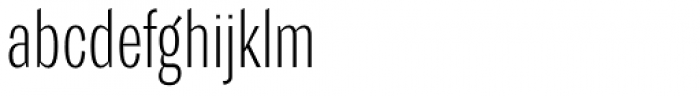 Trivia Gothic C1 Condensed Thin