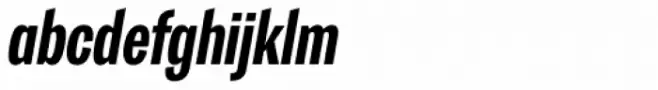 Trivia Gothic C3 Condensed Heavy Italic